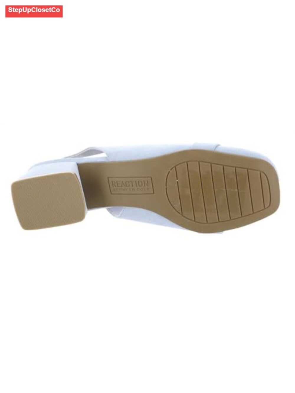 Sling back loafer, buckle detail, square toe, 1.38" heel - Picture 2 of 5